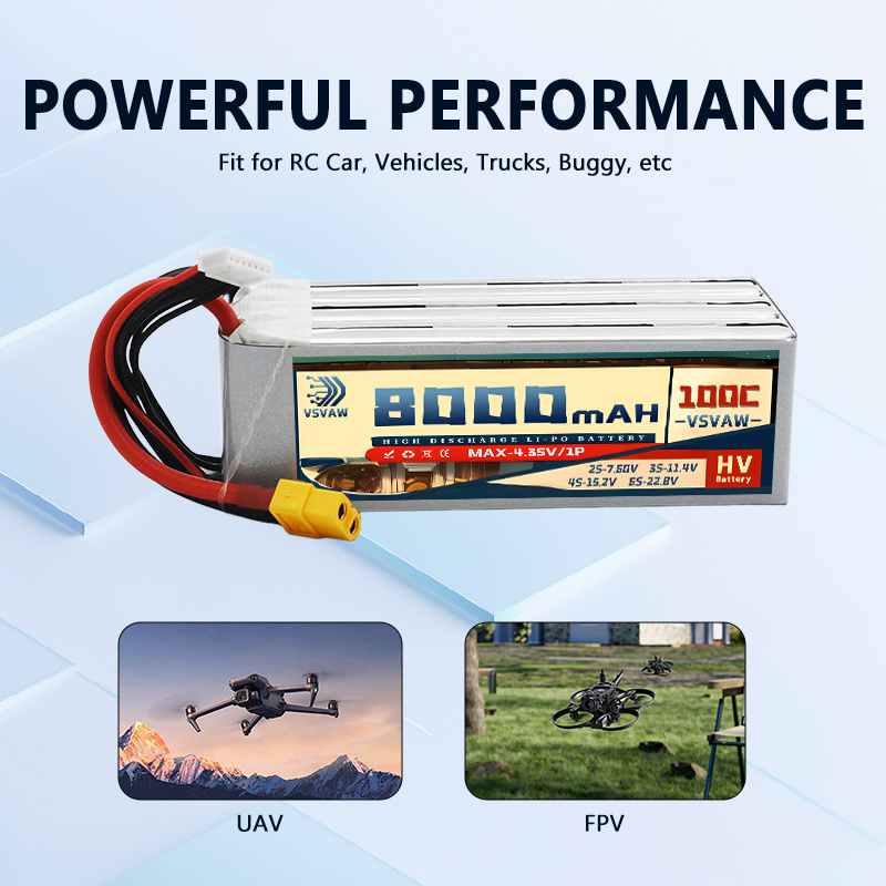 Batería Lipo HV 2026 Nueva 6S  - 6S Lipo Battery 22.2V 5000Mah reseña y precio