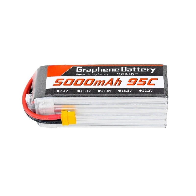 Batería LiPo de grafeno 6S 22, - 6S Lipo Battery 22.2V 5000Mah reseña y precio