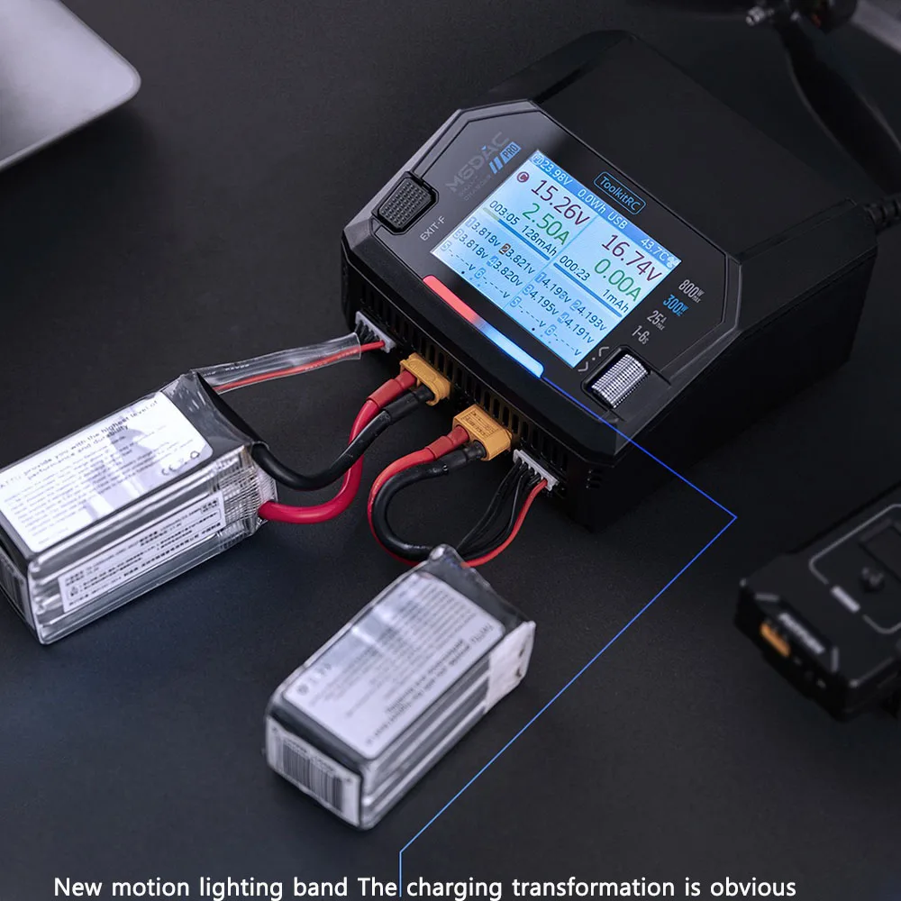 ToolkitRC M6DAC PRO V2 Cargado - Toolkitrc M6Dac Smart Charger reseña y precio